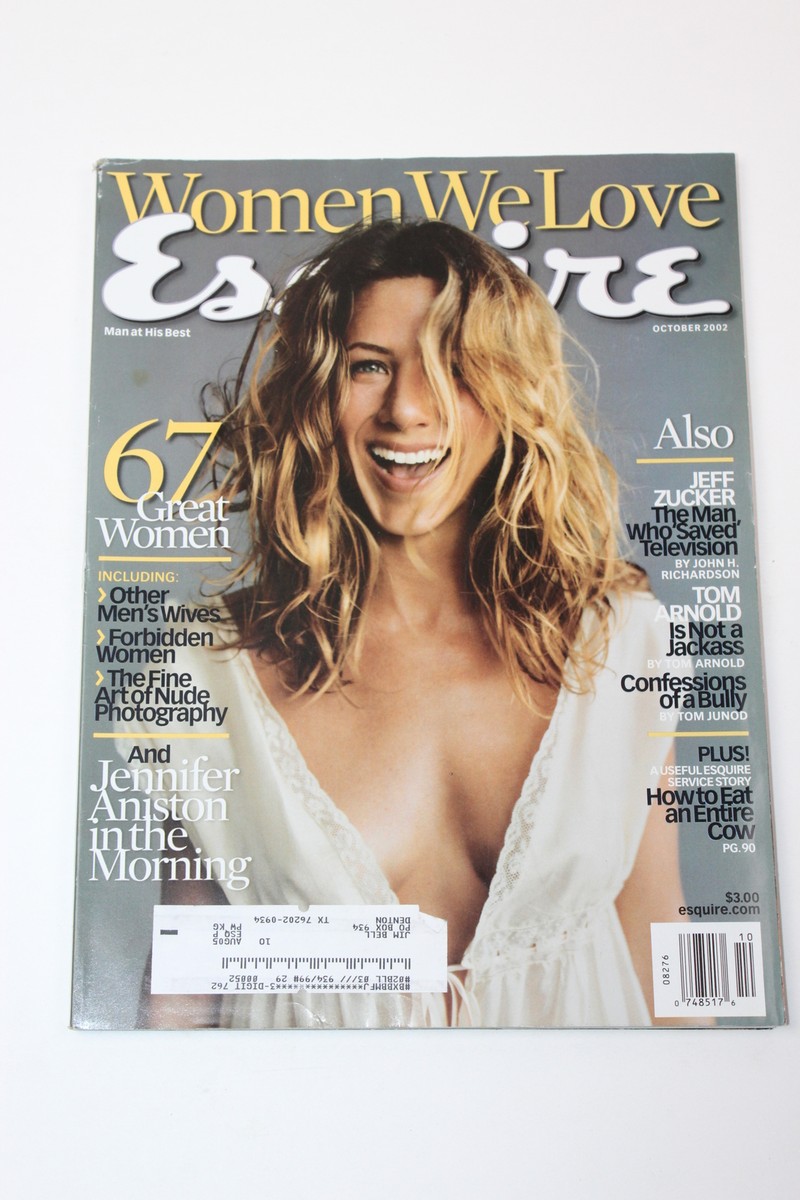 その他 Esquire  oct 2002 Women We Love Esquire Magazine October 2002 Jennifer Aniston Women We Love