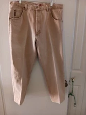 Wrangler Mens Jeans 40 X 30 Tan  Beige Regular Fit