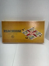 SEL RIGHT PARCHEESI Selchow & Righter Gold Seal Edition Complete 1964 VINTAGE