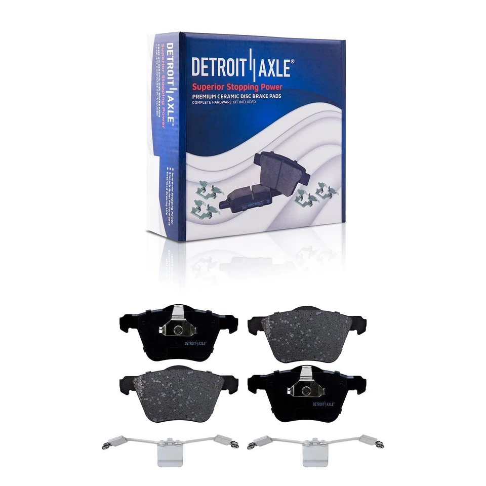 13.23'' Front Disc Brake Rotors Ceramic Brake Pads for 2003 - 2014 Volvo XC90 - Image 4 of 4