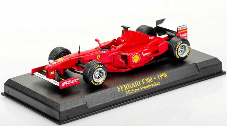 Ferrari F300 Michael Schumacher 1998 Scala 1:43 Modellino Formula 1 BLISTER NEW - Immagine 3 di 4