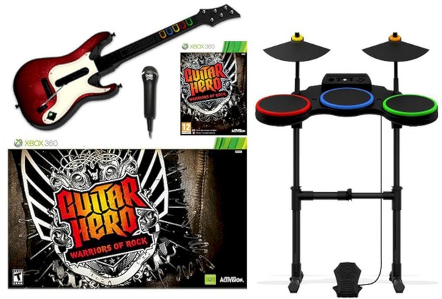 guitar hero xbox 360 bundle cheap