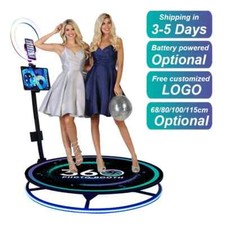 360 Degree Photo Booth Portable Automatic Rotating Selfie Wedding Business