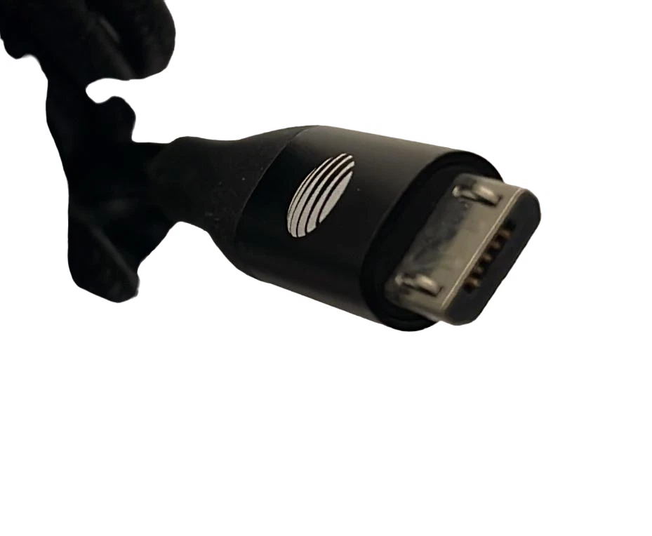 AT&T Charge-Sync Braided Cable For Android Micro-USB Black 4Ft. - Image 3 of 4