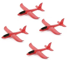 Fits For 4 Airplane Toys, 19" Large Throwing Gilded Foam Plane, Best Flying Toys