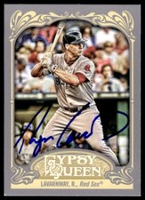 2012 Topps Gypsy Queen Ryan Lavarnway Auto Boston Red Sox #213 Signed