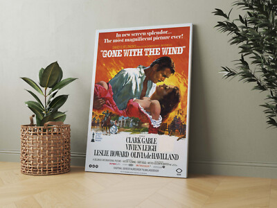 Vom Winde verweht Clark Gable Film - Leinwand - gerahmt oder nur Druck verfügbar