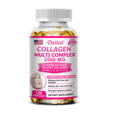 Collagen Multi Complex - Supports Skin,Hair And Nails Health -120 Capsules