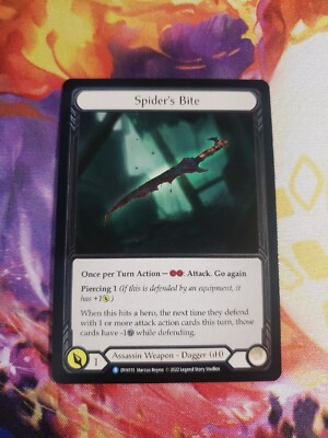 Spider's Bite Cold Foil NM DYN115 Dynasty FAB Flesh and Blood