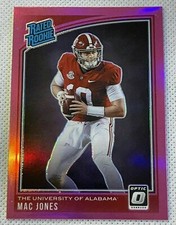 2021 Mac Jones Chronicles Draft Picks Optic Pink Rated Rookie RC Patriots QB HOT