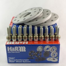 H&R Spurverbreiterung 10/28mm silber für Porsche 981 982 986 987 991 996 997