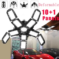 LED Garage Light 9000000LM Super Bright Work Shop Ceiling Lights Deformable Bulb