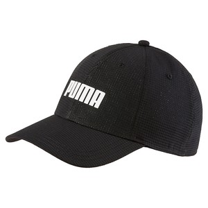 black puma golf hat