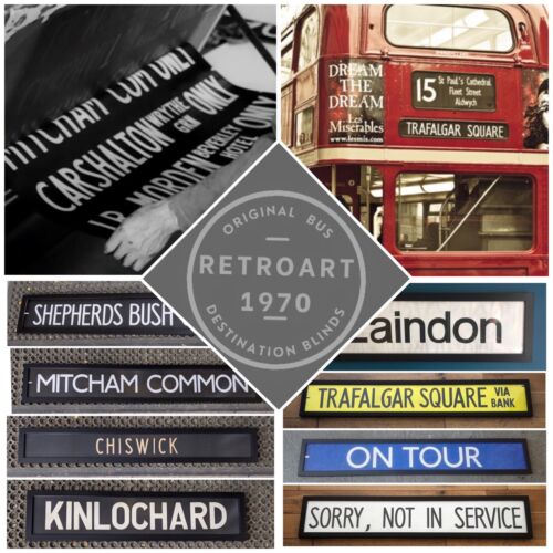 Glasgow Cross - Glasgow Dalmarnock Garage Bus Blind 35” - Scottish Gift - Picture 10 of 10
