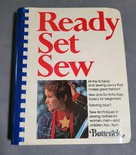 1971 Ready Set Sew Butterick  Vintage 1st Edition Sewing Book Spiral Bound