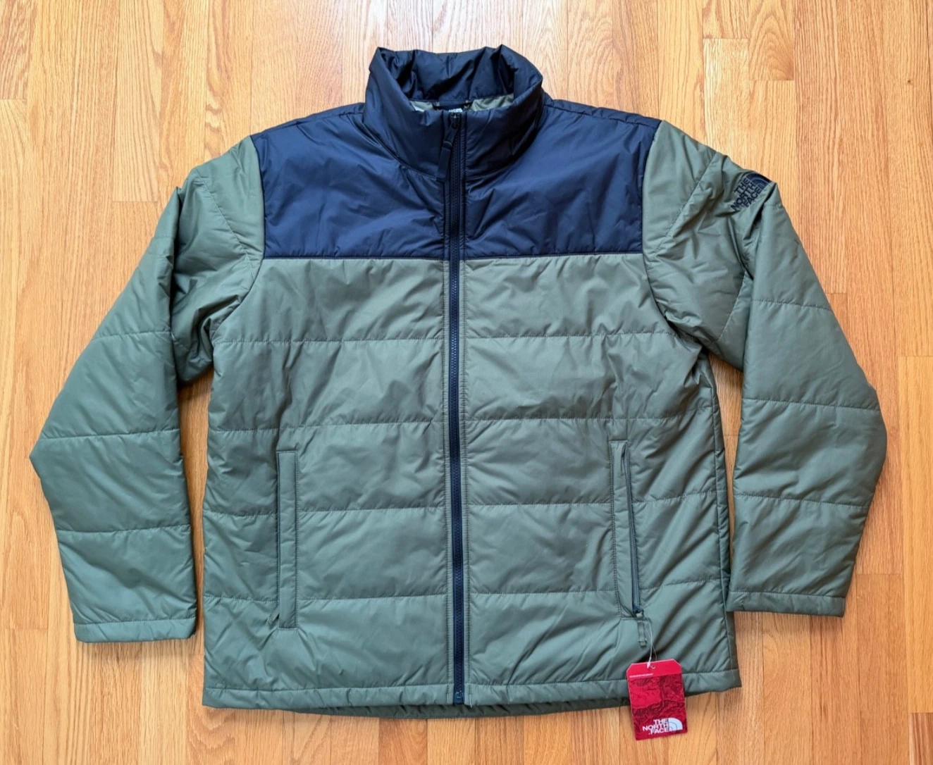 The North Face Men’s Everyday Insulated Jacket Olive Green XL Warm Retail $130