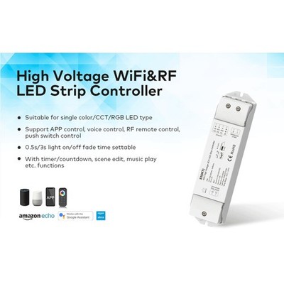 High Voltage Smart LED Strip Controller Dimmer Tuya WiFi Sprachsteuerung Dimmen