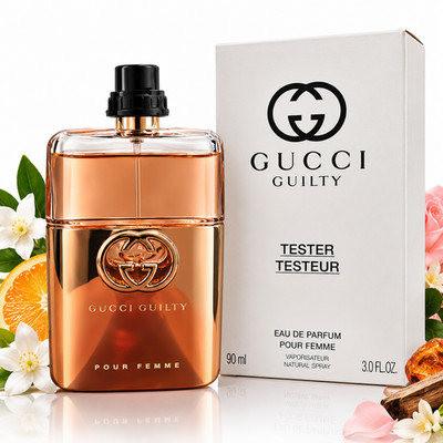 Gucci Guilty Pour Femme Eau de Parfum 3.0 oz 90ml EDP Tester Women New