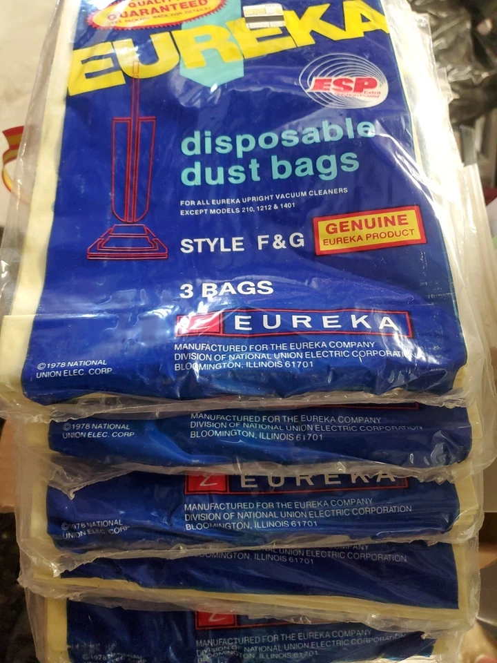 LOT OF 5 - Vacuum Cleaner Bags Style F & G New 3 Bag Pack - Image 2 of 4