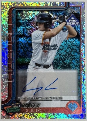 CASEY COOK SPARKLE FOIL AUTO /175-2025 Topps Pro Debut Baseball
