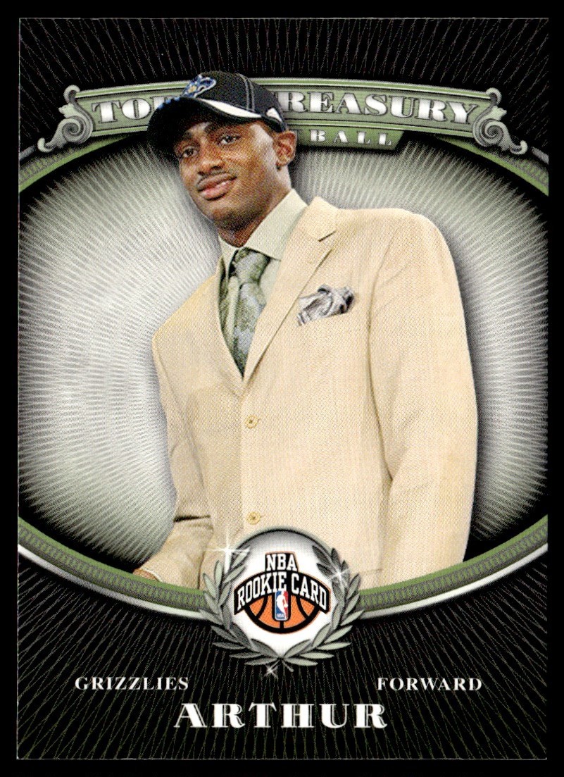 2008-09 Topps Treasury Darrell Arthur Rookie Memphis Grizzlies #116