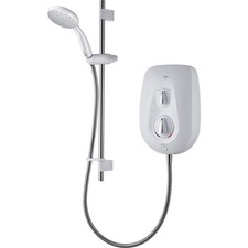 Mira Go 9.5Kw Electric Shower Temperature And Power Controls 110mm Showerhead