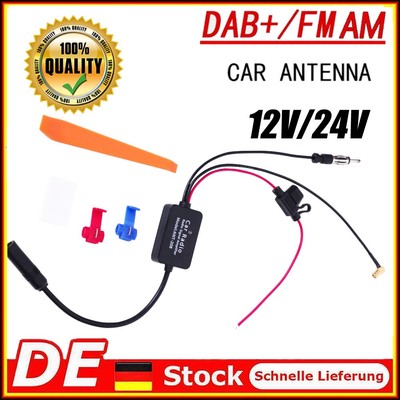 DAB+AM+FM KFZ Splitter Adapter Antennen Antennenverstärker Frequenzweiche AUTO