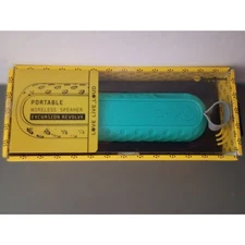 Sound Bound Excursion Revolve Circle Dotted Aqua Blue Wireless Bluetooth Speaker