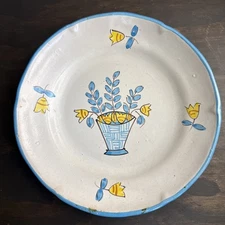 Vintage Italian Vietri Pottery Plates 10”