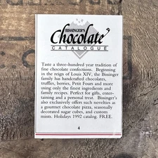 Bissingers Chocolate Catalog Promo Vintage Print Ad Candy Advert Mail Order
