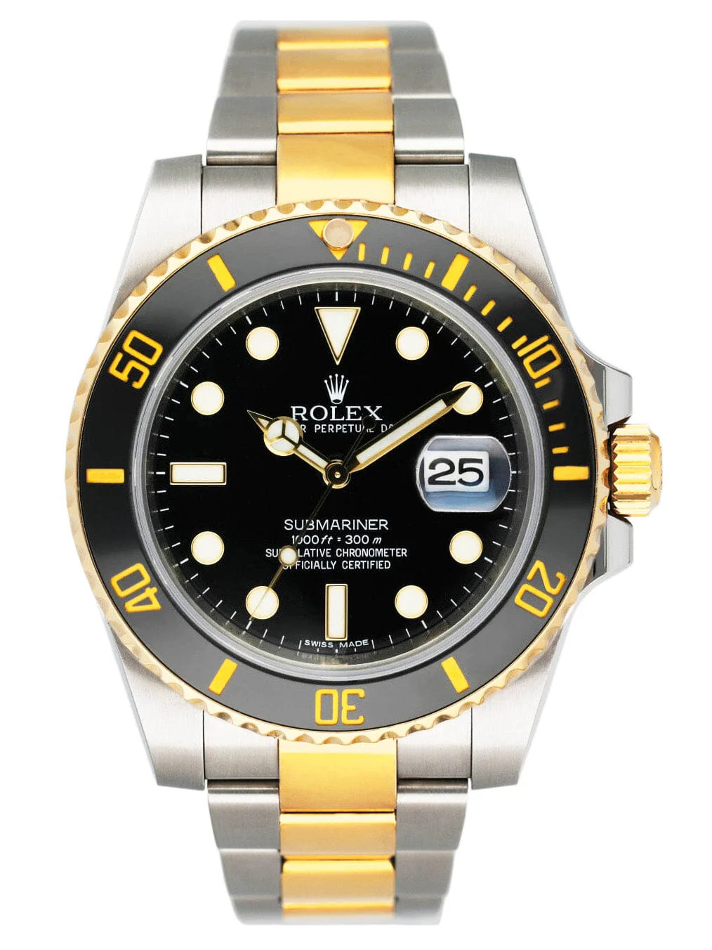 Rolex Submariner 116613 Two Tone Men's Watch | eBay