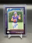 2024 Panini Donruss Optic J.J. McCarthy /42 Purple Stars Prizm Rookie Auto PC