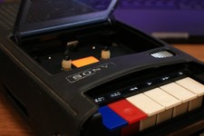 VTG Sony Cassette-Corder TC-66 SERVICED, TESTED  WORKING.