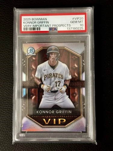 Konnor Griffin 2025 Bowman Very Important Prospects  #VIP20 (RC) PSA 10