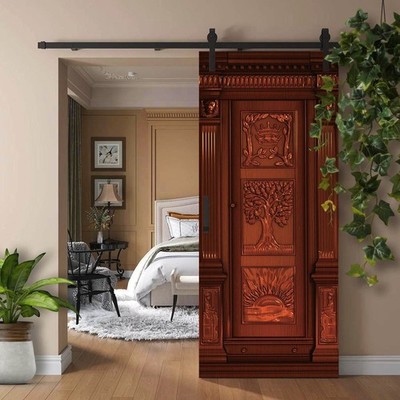 Armoire Murale Crèche Narnia Avec Papier Peint Magique Autocollant - Décoration Fantastique