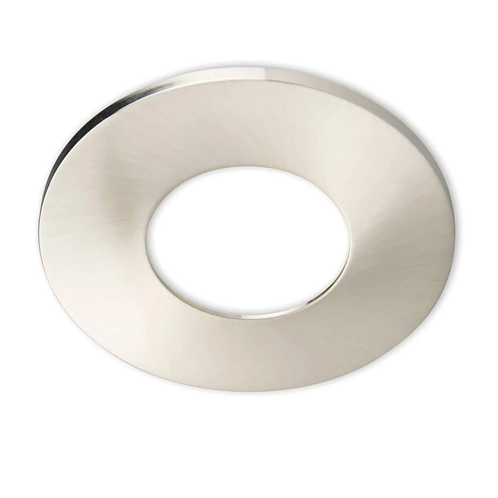 Cover Aluminium RUND für Einbaustrahler Sys-68, Nickel gebürstet