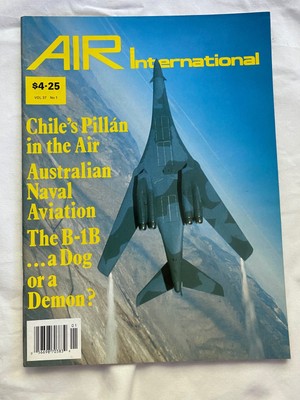Air International July 1989 Rockwell B-1B Avia 135 CBA-123 Vector Pilatus PC-7