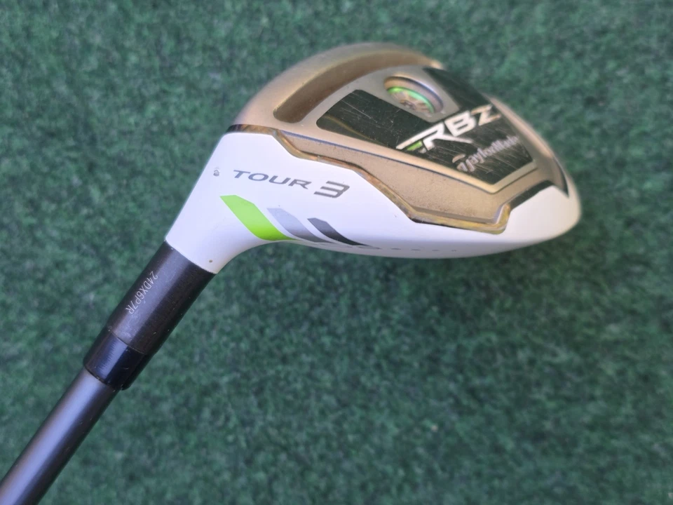 NICE TaylorMade RBZ Tour 3 Hybrid 18.5 Stiff Flex Used LH Left Handed Golf Club - Image 4 of 4