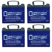 12-Volt 35 Ah SLA GEL AGM Type Internal Medical Mobility Replacement Battery 4-