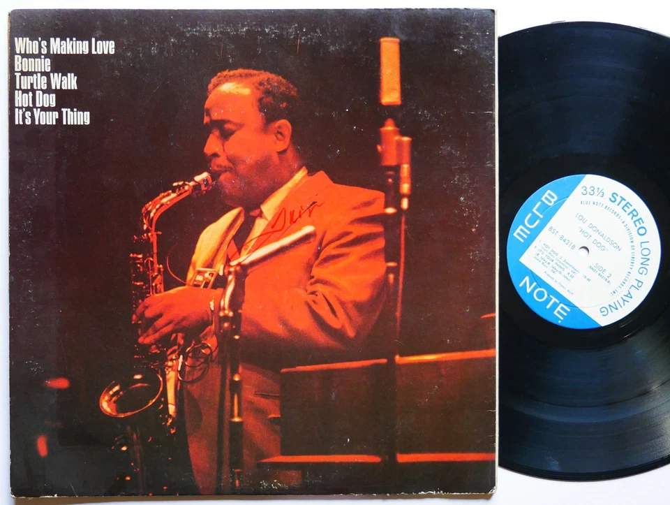 LOU DONALDSON Hot Dog LP BLUE NOTE 84318 US 1969 Melvin Sparks Charles Earland - Image 2 of 4