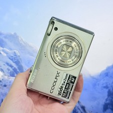 Nikon COOLPIX S640 Silver Digital Camera 12.2MP 5x Built-in Flash