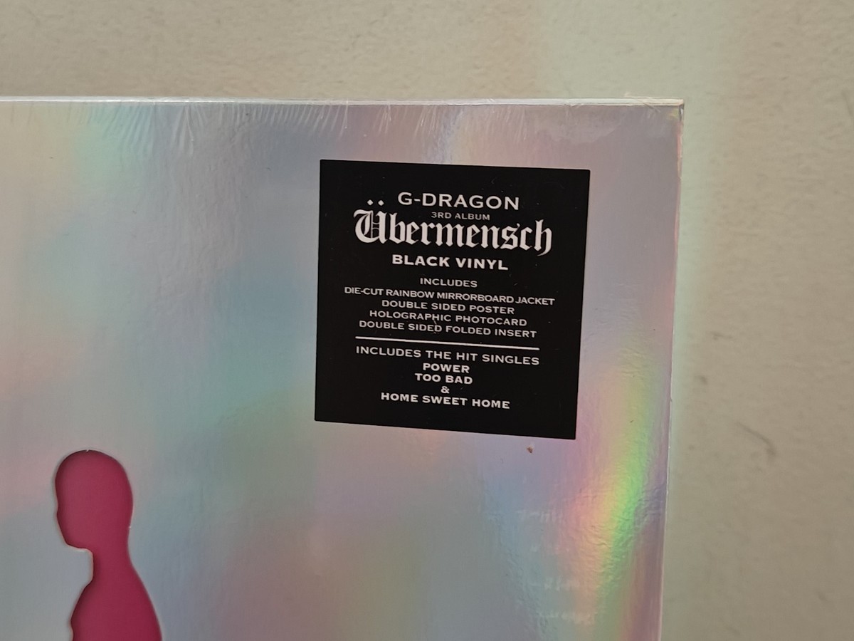 「Ubermensch」 VinylアナログレコードG-DRAGON LP G-Dragon • Übermensch • 1xLP – Black Screen Records