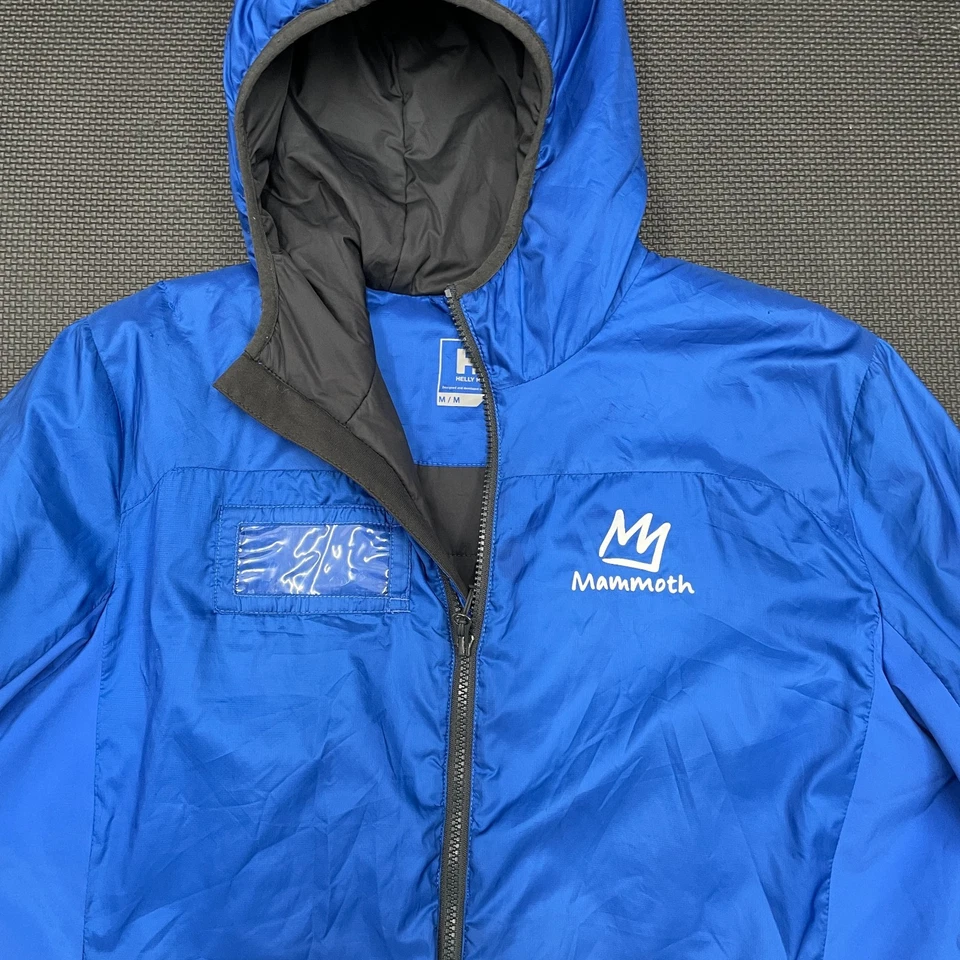 Куртка мужская Helly Hansen средний размер синяя мамонт RECCO с капюшоном утепленная лыжная куртка - Изображение 4 из 4