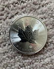 2024 Royal Canadian Mint 1oz Silver Maple BU coin (roll of 25 coins)