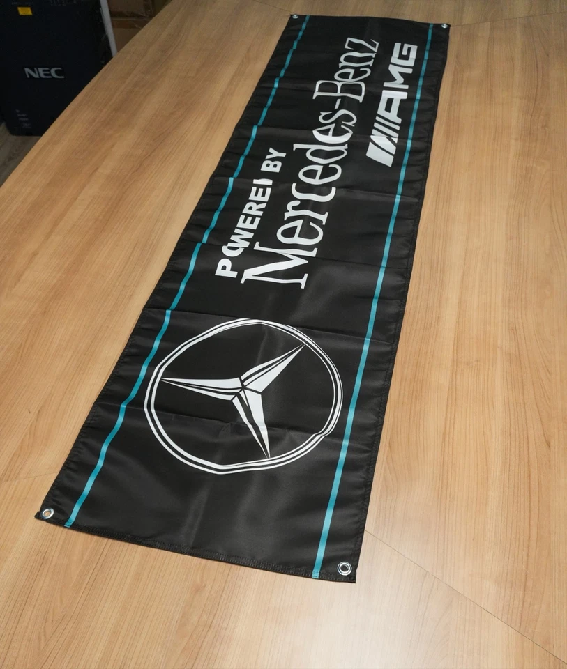 Mercedes-Benz AMG – Racing Banner - 180 × 45 cm (70.8” × 17.7”) - Image 2 of 4