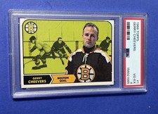 1968 Topps Gerry Cheevers Boston Bruins #1 PSA 4 VG-EX