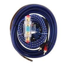 1 Set of Car Power Amplifier Car Speaker Woofer Cables Car Power Amplifier Blue
