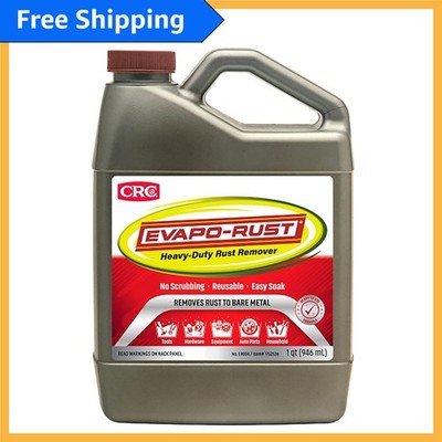 32 oz CRC Evapo-Rust, Eco-Friendly Heavy-Duty Rust Remover for All Metal Types