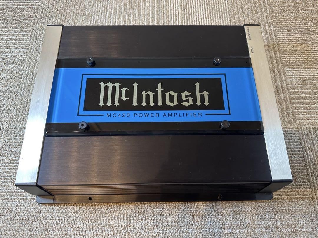 カーオーディオ McIntosh MC420 POWER AMPLIFIER JUNK McIntosh MC420 Power Amplifier Car Audio 50W x