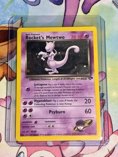 Pokemon English Rocket’s Mewtwo Holo Gym Challenge 14/132
